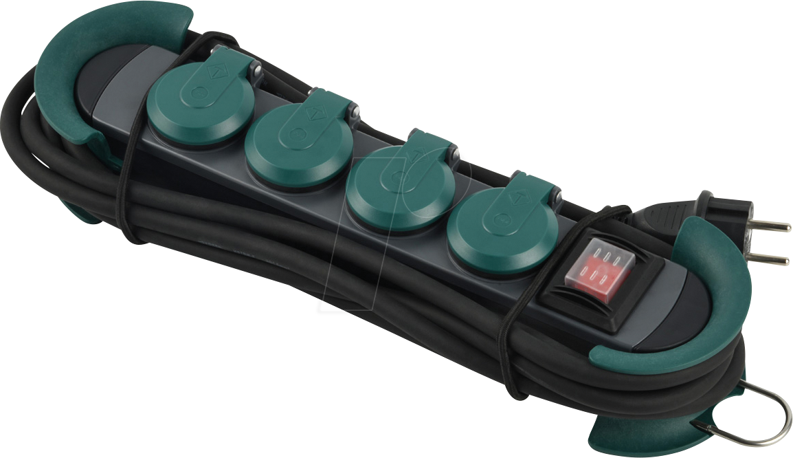 BACH 500.200 - Steckdosenleiste HOOK, Typ F - CEE 7/3, 4-fach