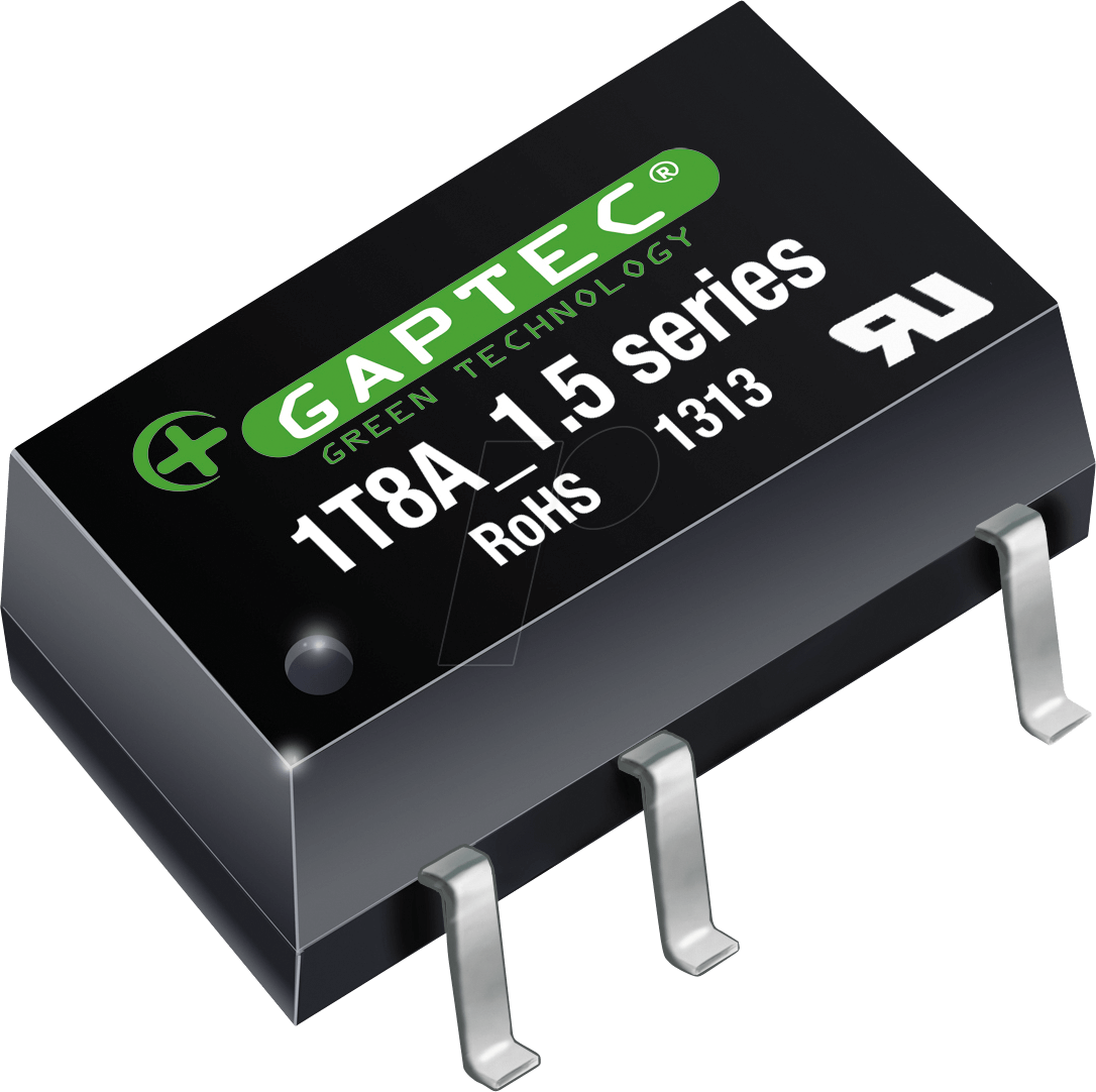 1T8A_1212S1.5UP - DC/DC-Wandler, 1 W, 12 V, SMD 8