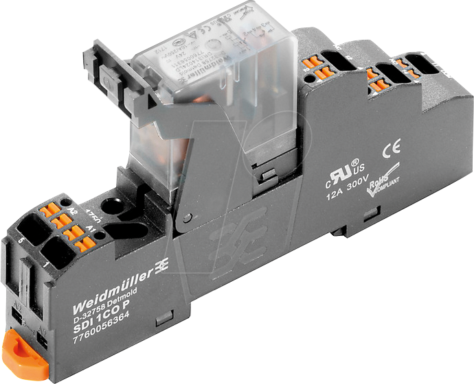 DRIP 24VAC 1CO - Koppelrelais, 24 V AC, 10 A, 1 Wechsler