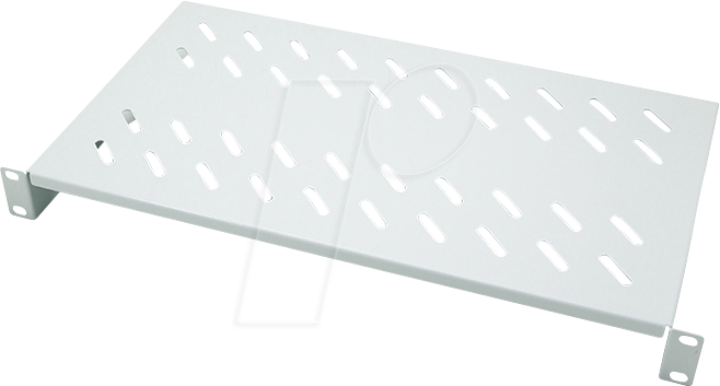 LOGILINK SF1C40G - 19'' Fachboden, 1HE, 300mm Tiefe, grau