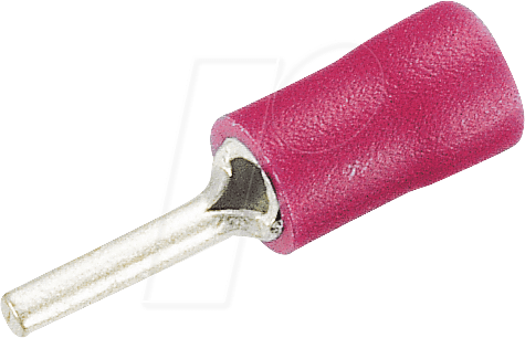 PV-R - Kerbstiftschuhe, 0,5 - 1,0mm², rot