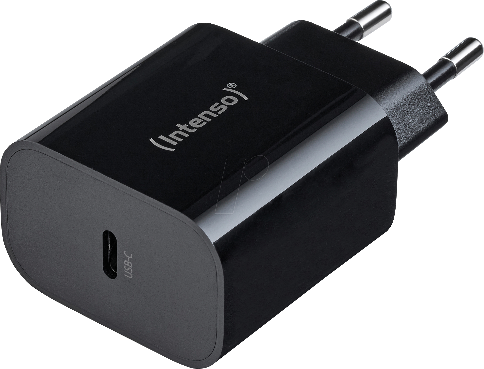 INTENSO 7802010 - USB-Ladegerät, 20 W, 1x USB-C, PD 3.0, QC 4.0, schwarz