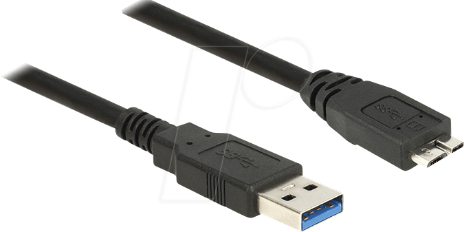 DELOCK 85072 - USB 5 Gb/s Kabel, A Stecker auf Micro B Stecker, 1 m