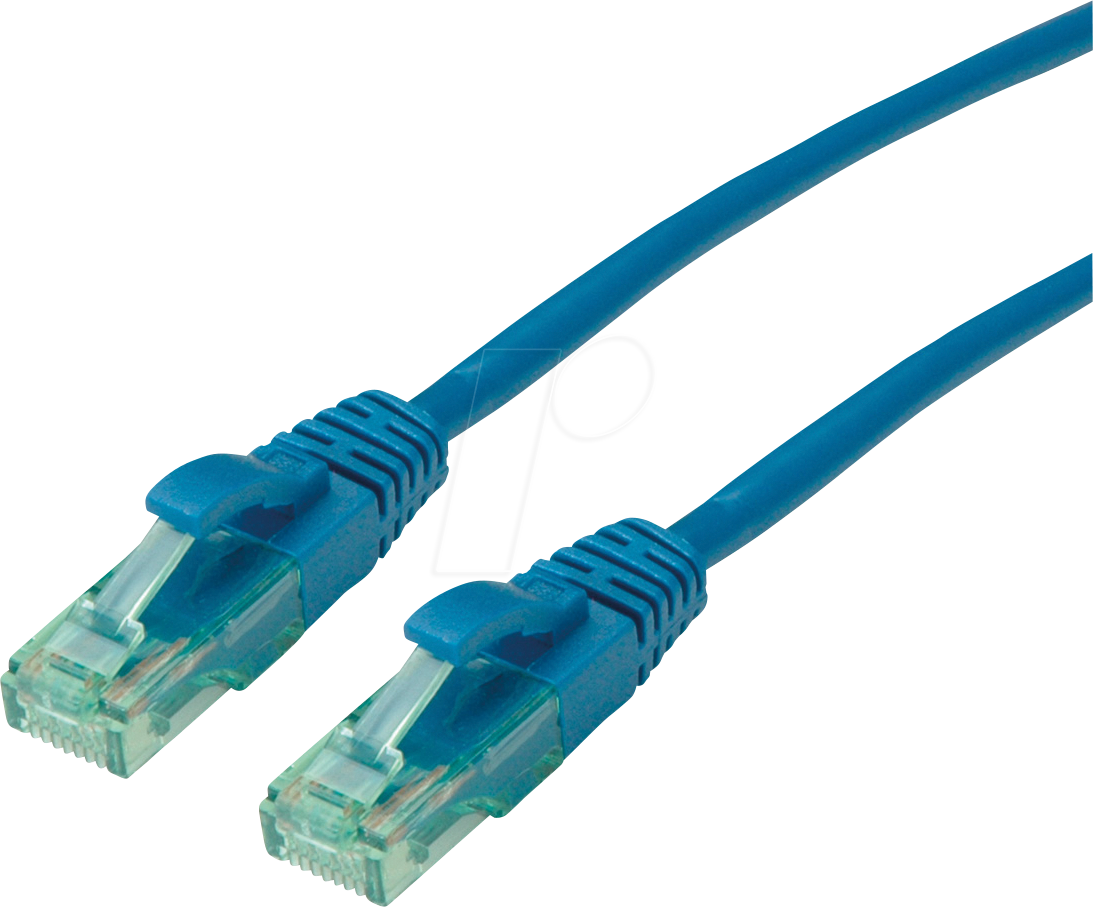 ROLINE 21453147 - Patchkabel Cat.6a UTP, blau, 10 m