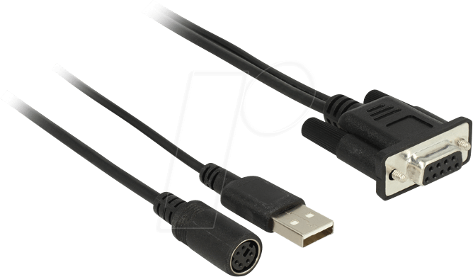 NAVILOCK 62907 - GNSS MD6 Anschlusskabel RS232 Stromversorgung USB Typ-A Stecker