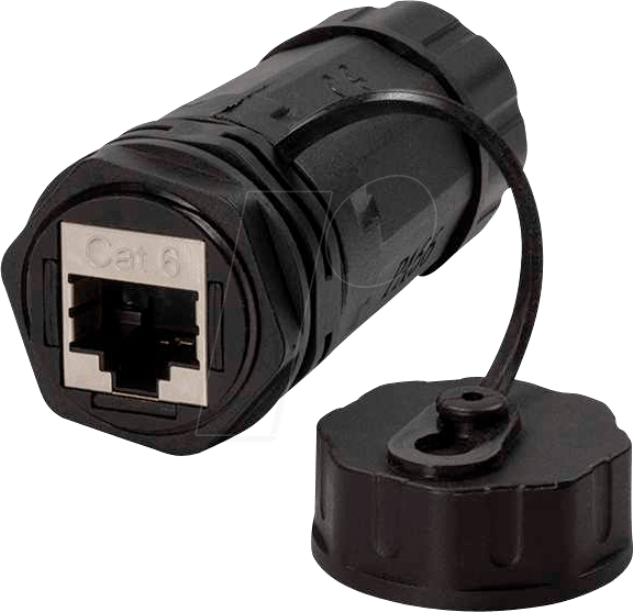Thumbnail - LOGILINK NP0084 - Outdoor Patchkabeldurchführung 2 x RJ45 Buchse
