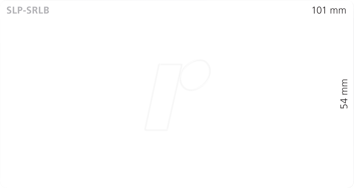 SEIKO SLP-SRLB - Versandetikett, 54 mm x 101 mm, weiß