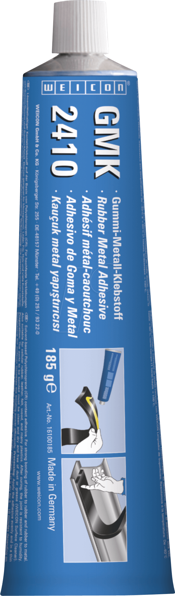 WEICON 16100185 - Kontaktkleber, GMK 2410, 185 g, braun