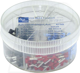 VT SORT 4750 - Streudose isoliert, 0,5 - 2,5 mm², 400-teilig