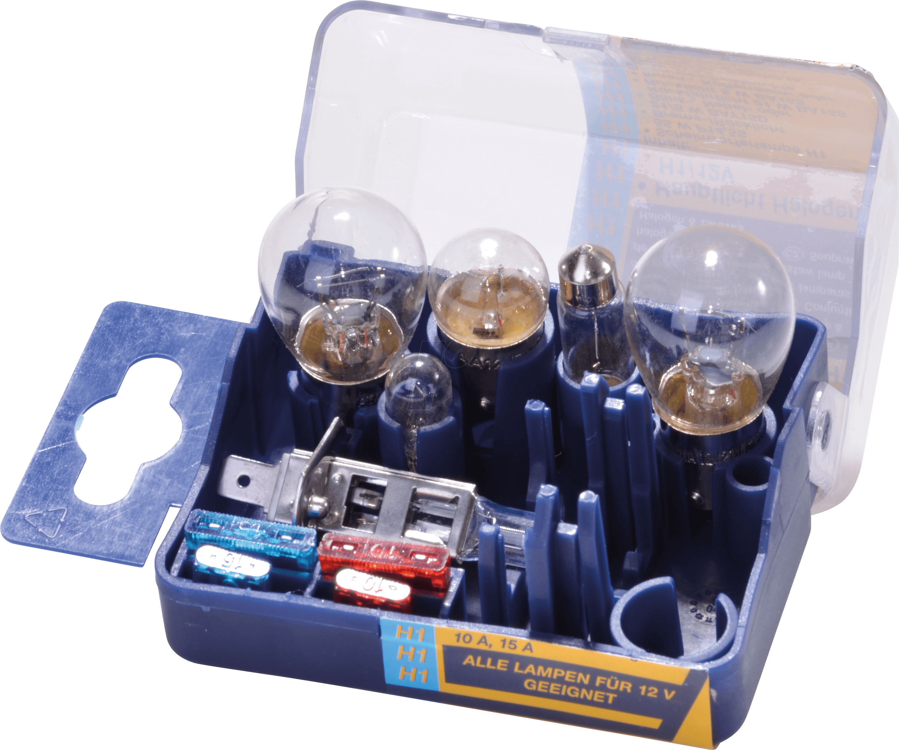 KFZ 16088 - KFZ-Beleuchtungsset, H1, 10-teilig