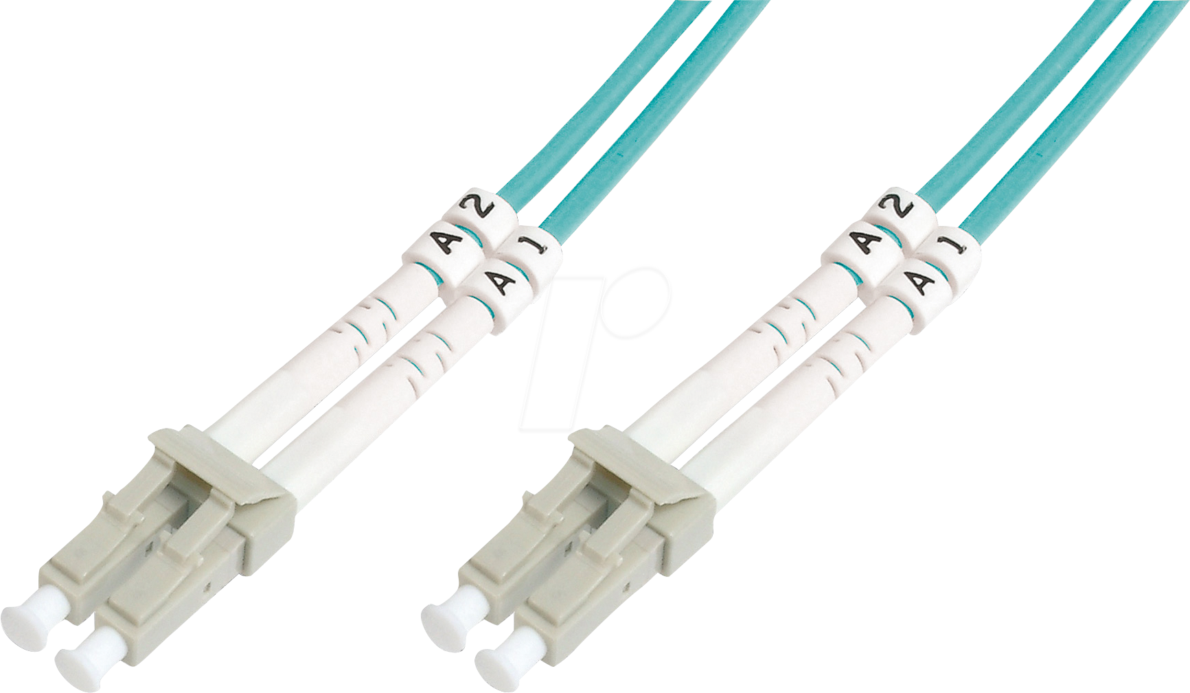 DIGI DK2533-15-3 - LWL Patchkabel, LC Duplex, OM3, 50/125 µm, 15 m