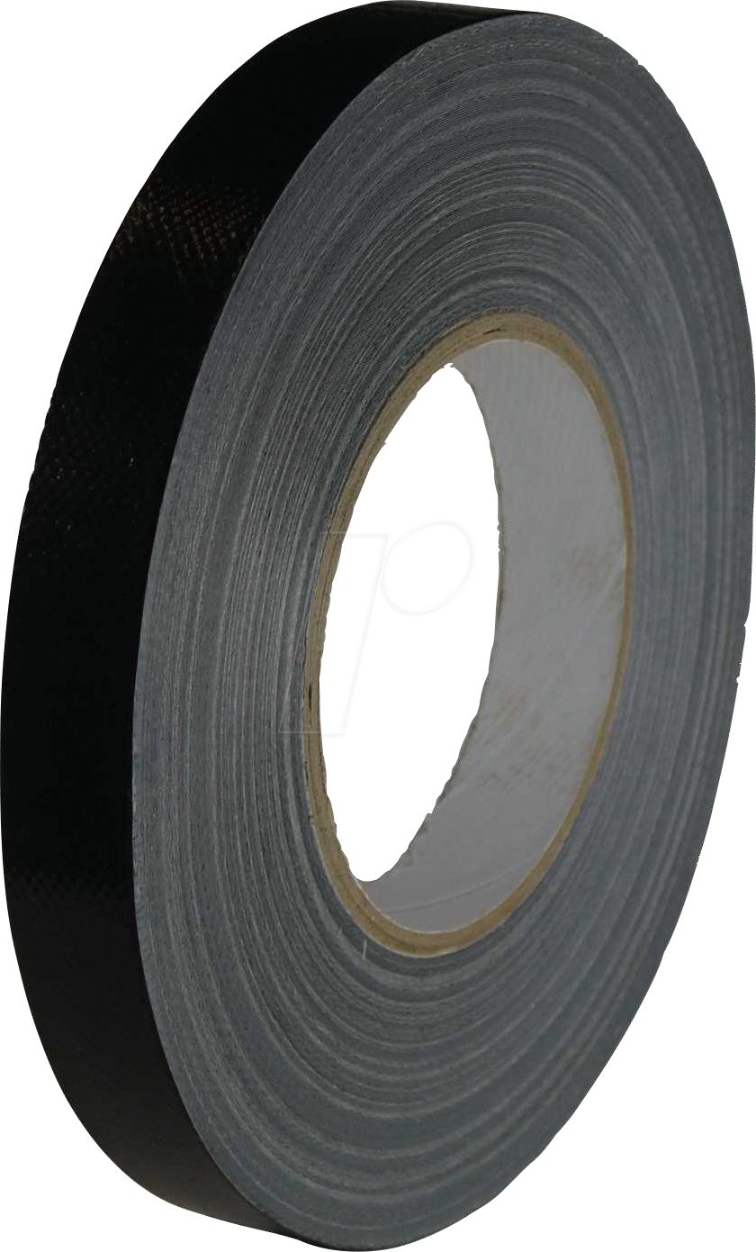 PB SW5019 - Original BW Panzerband, 19 mm x 50 m, Schwarz