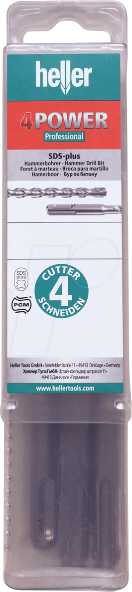 BOHR 4P SET 3 - Hammerbohrersatz, SDS-Plus, 4Power, 10 mm, 11 -teilig