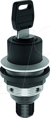 SSSA14OIC008 - Schlüsselschalter - 1 Ö + 1 S, silber