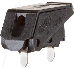 SR 901 BK - Federkraftklemme, 1-pol, Ø 0,2 - 0,75