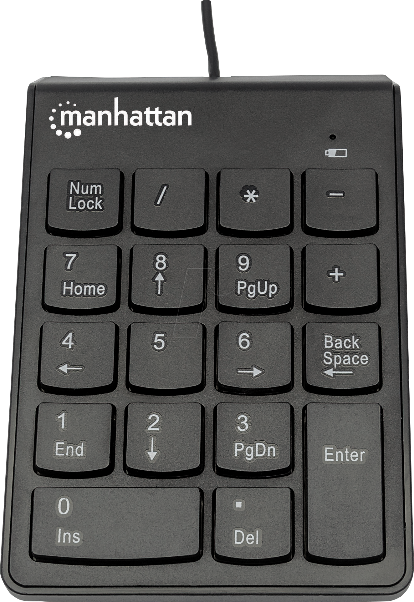 MANHATTAN 176354 - Nummernblock, USB, schwarz