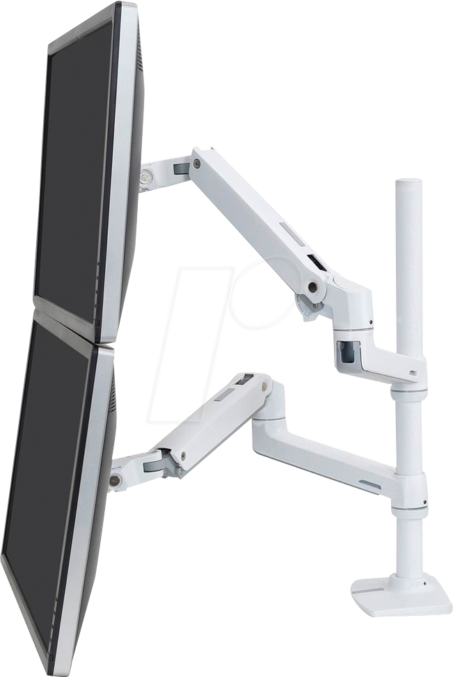 Thumbnail - ET 45-509-216 - Ergotron LX Dual Monitorarm bis 40 Zoll - Tischhalterung WS