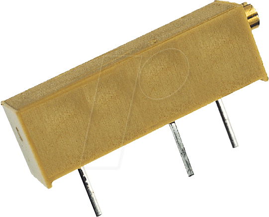 962-20 1,0M - Spindeltrimmer, 20 Gänge, 1,0 MOhm, 19 mm, waschbar