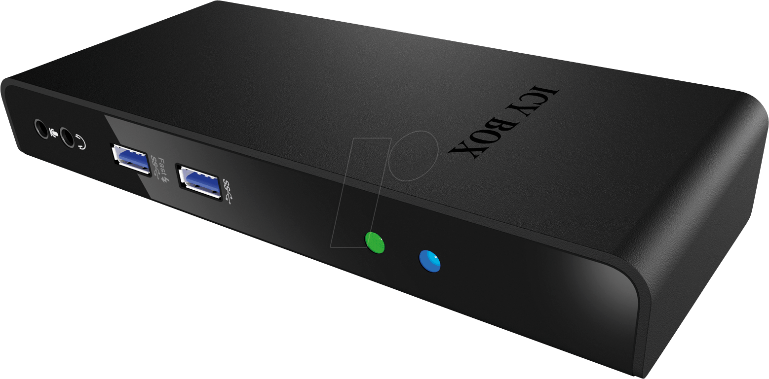 ICY IB-DK2241AC - Dockingstation/Port Replicator, USB 3.0, Laptop