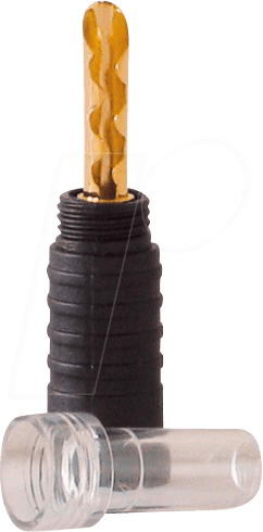 DYNAVOX 204351 - High-End Bananenhohlstecker, schwarz