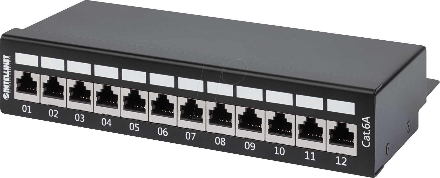 INT 720915 - Patchpanel, 12-Port, Cat.6a