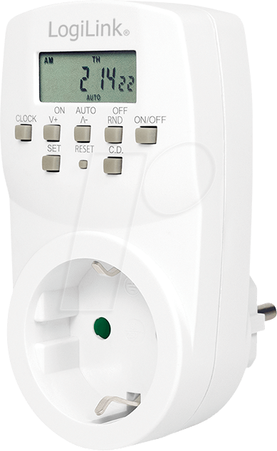 LOGILINK ET0007 - Zeitschaltuhr, digital, max 1800 W