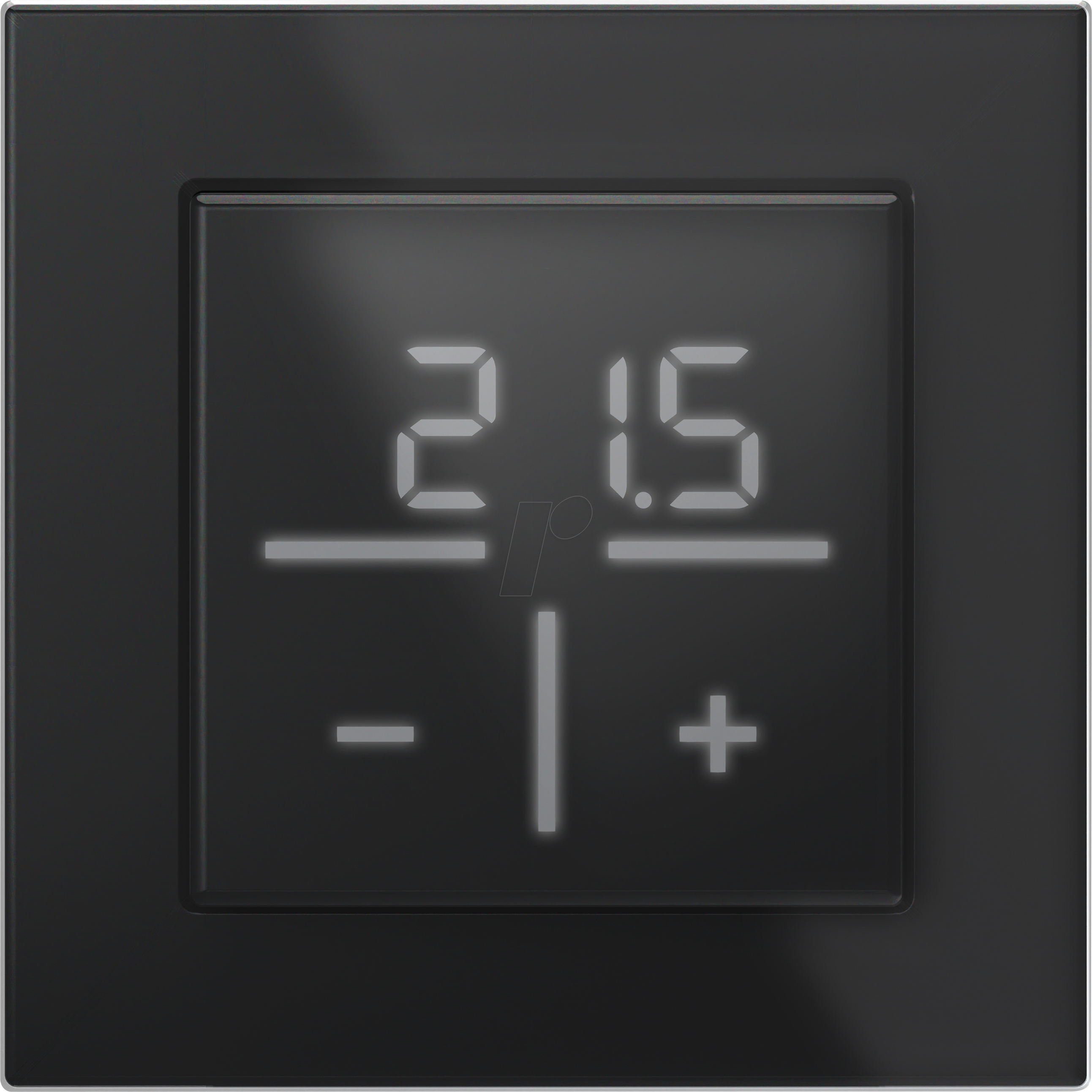 HMIP WGT-GF1-A - Set 1x Glasthermostat + Rahmen, 1-fach, schwarz