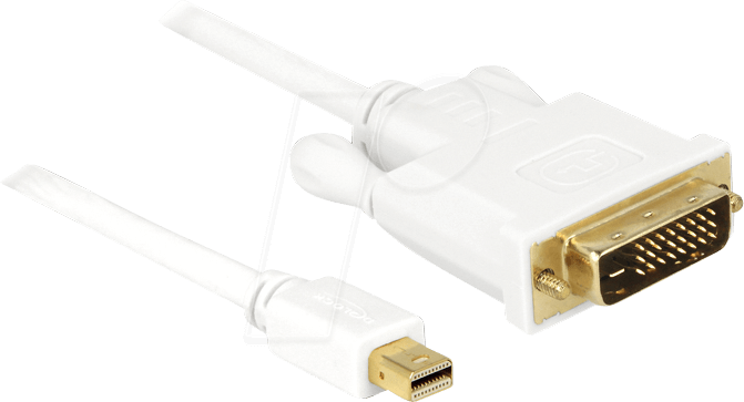 DELOCK 82920 - Adapterkabel, mini DP 1.1 Stecker auf DVI 24+1 Stecker, 5 m