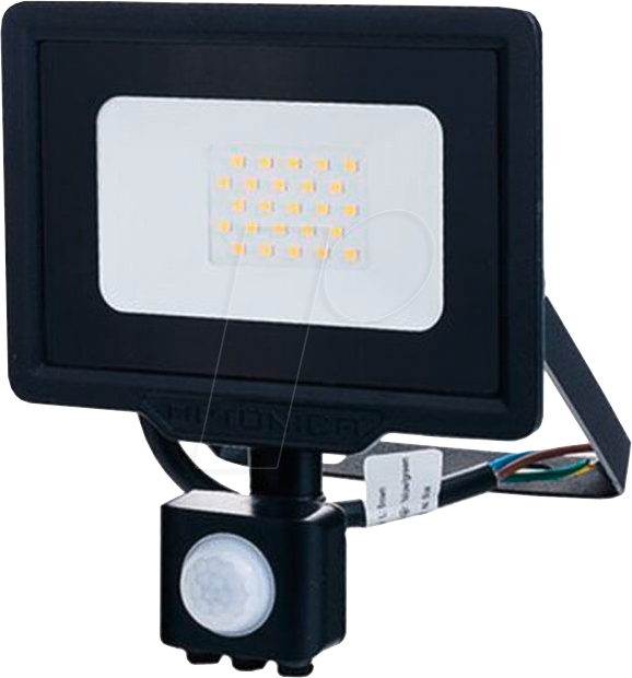 OPT 5955 - LED-Flutlicht, 20 W, 1600 lm, 6000 K, IP65, Sensor