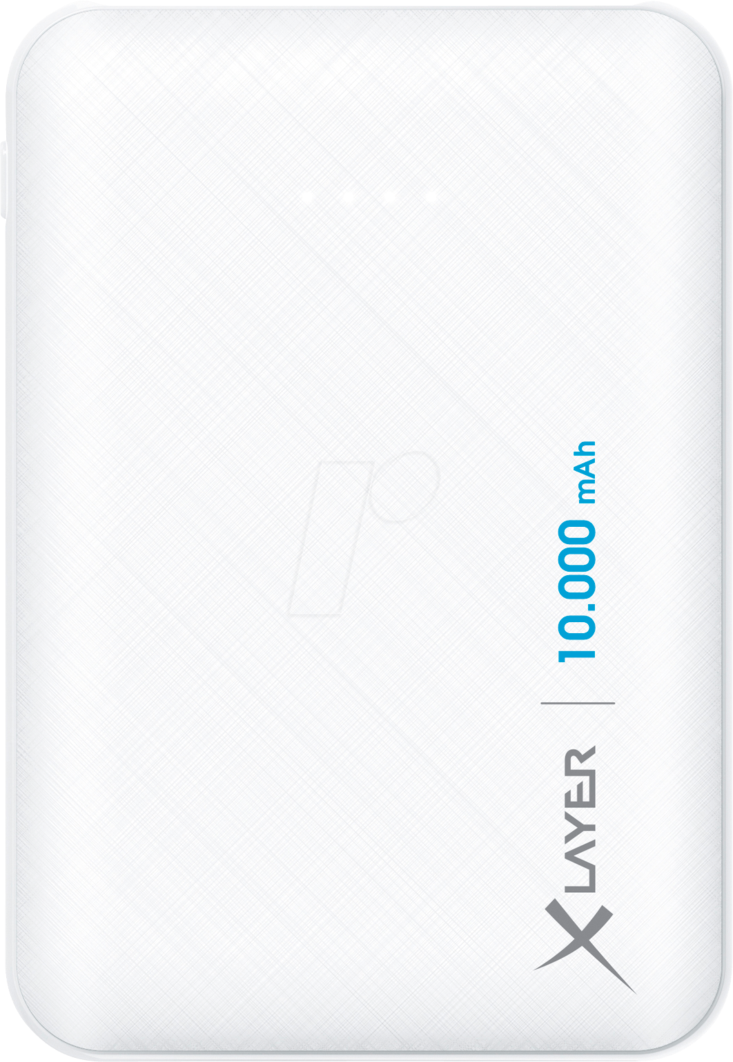 XLAYER 217285 - Powerbank, Micro, Li-Po, 10000 mAh, USB-C, weiß