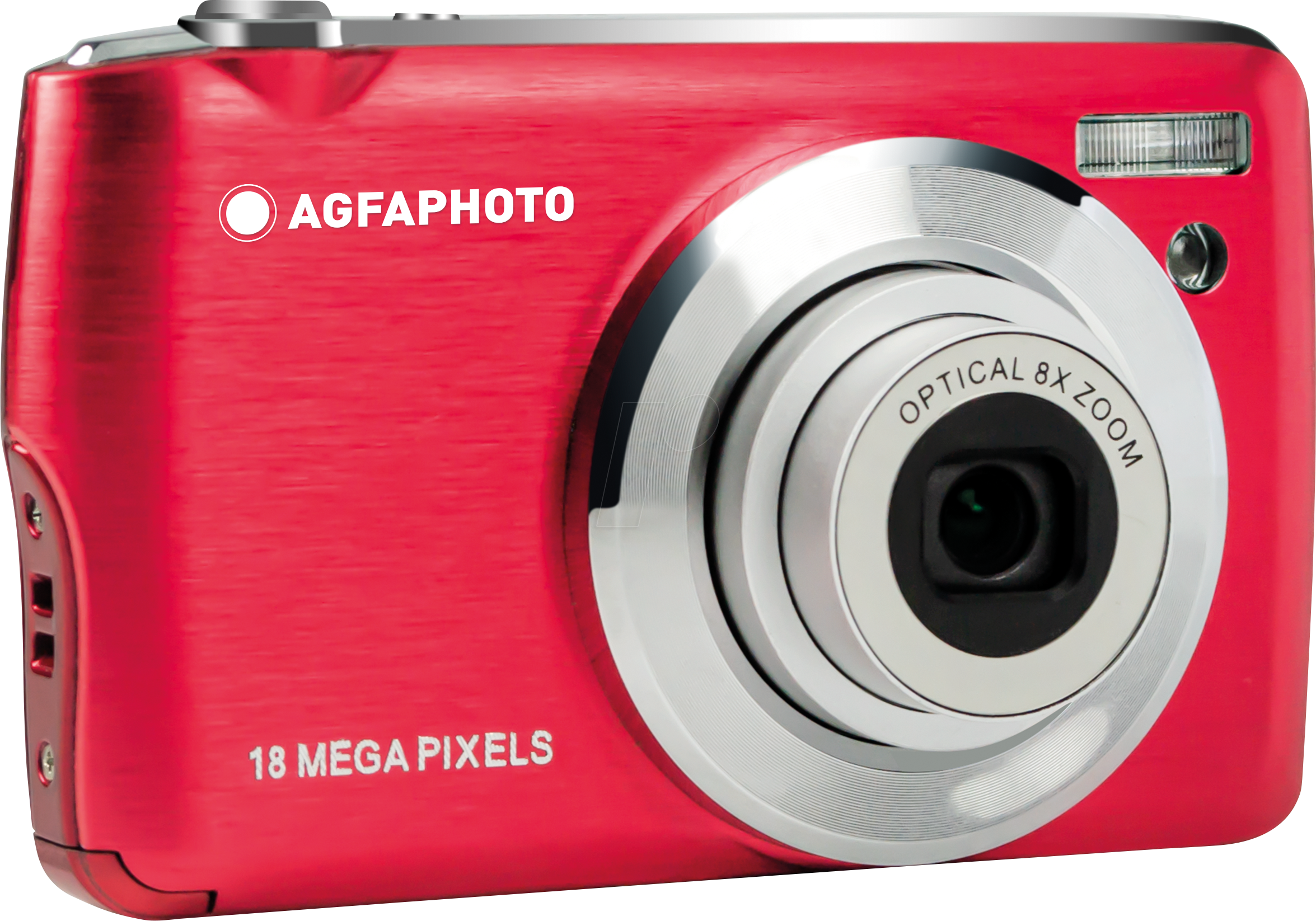 AGFA DC8200RD - Digitalkamera, 18 MP, rot
