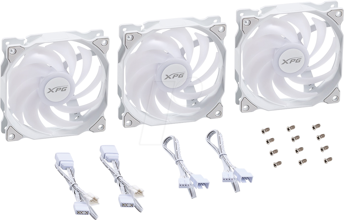 XPG 46621 - XPG VENTO 120, 120 mm, ARGB, PWM, weiß, 3er Pack