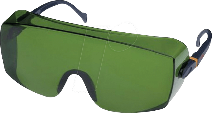 3M AS 2805 - Schutzbrille, IR, Überbrille, grün, EN166:2001