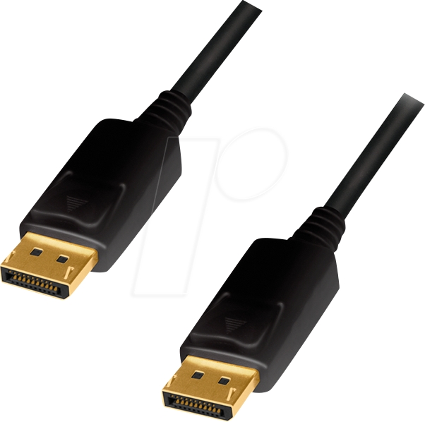 LOGILINK CV0074 - DisplayPort Kabel, DisplayPort 1.2 Stecker, 4K/60Hz, 5 m, schwar