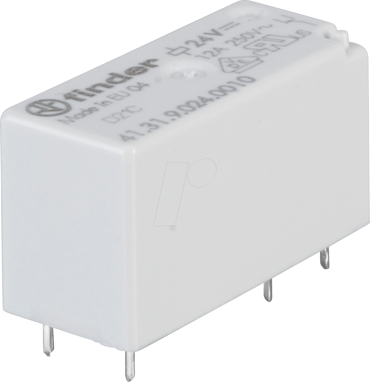 FIN 41.31.9 24V - Steck-/Printrelais, 1x UM, 250V/12A, 24V