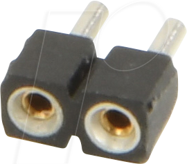 Thumbnail - W+P 256-002-1 - Präzisionsbuchsenleiste/IC Leisten , gerade, RM 2,54, 2-polig