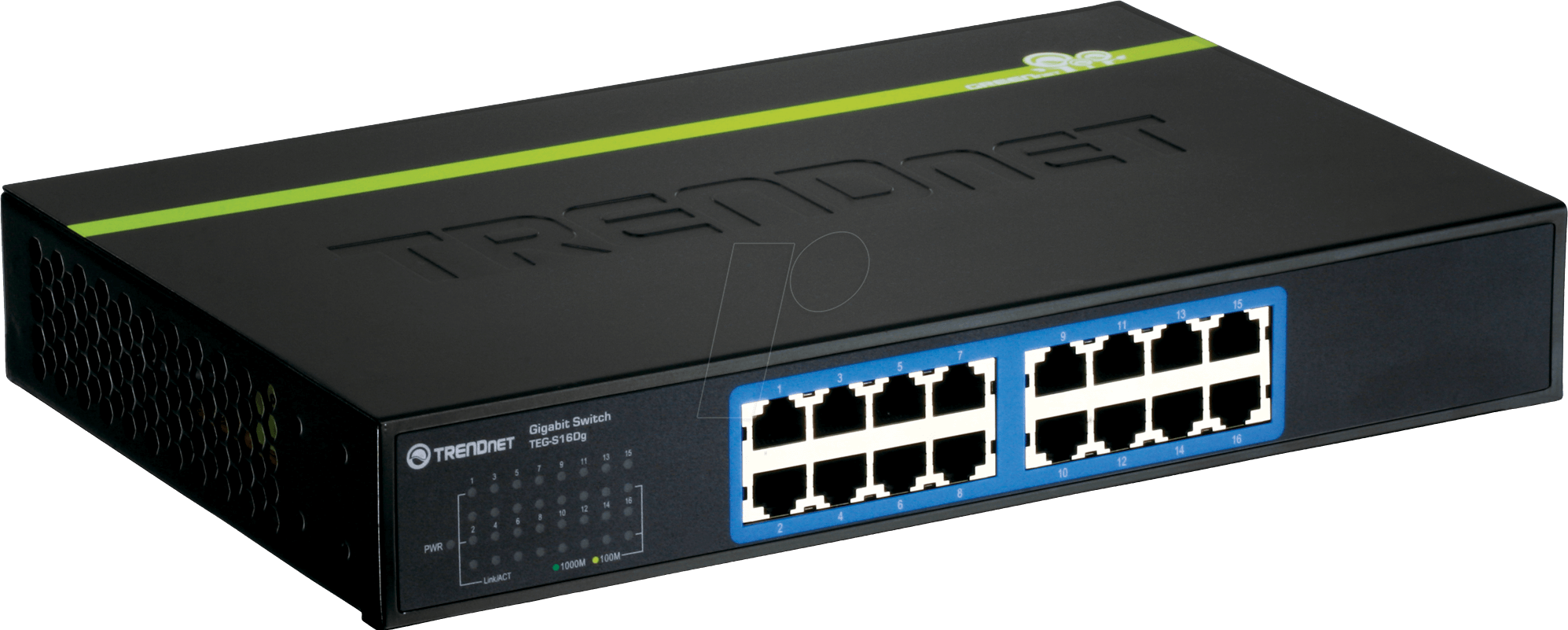 Thumbnail - TRN TEG-S16DG - Switch, 16-Port, Gigabit Ethernet