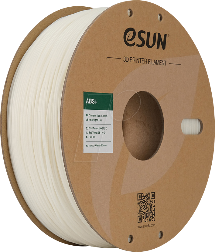 ESUN 72229037 - Filament, ABS+, 1,75 mm, natur, 1 kg