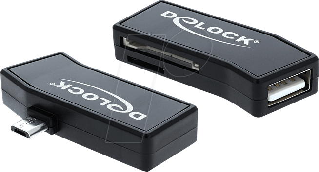 DELOCK 91730 - OTG Card Reader, 1 x USB Port