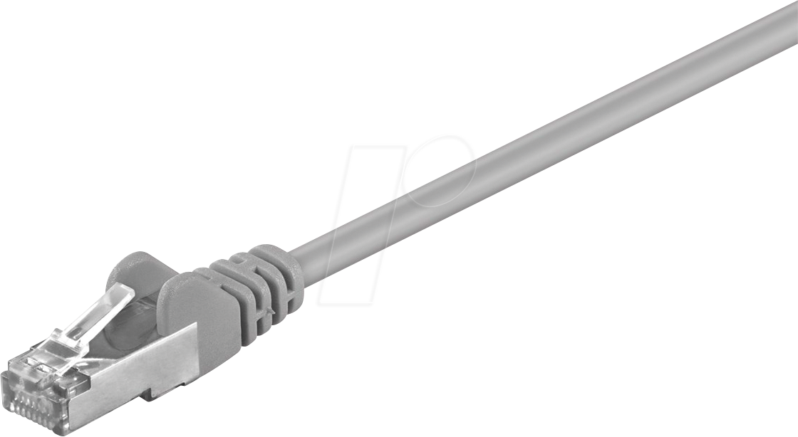 GOOBAY 50197 - 15 m Cat.5e F/UTP-Netzwerkkabel, grau, RJ45