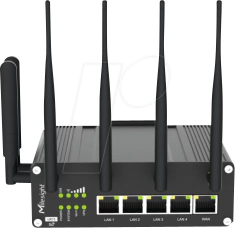 Thumbnail - MIL UR75504AEW2P - Industrial 5G Router, PoE, WLAN