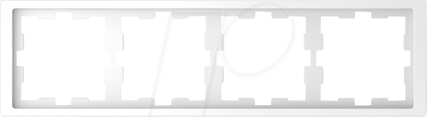 ME MEG4040-6535 - D-Life, Rahmen, 4-fach, Lotosweiß