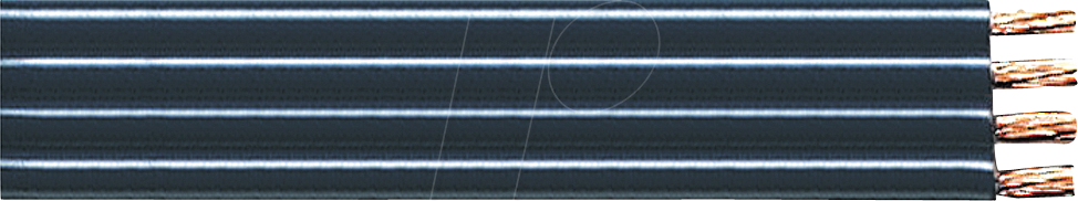 TME KL12-100FBRL - Lautsprecherkabel 4x1,5mm², dunkel-blau, 100m-Spule