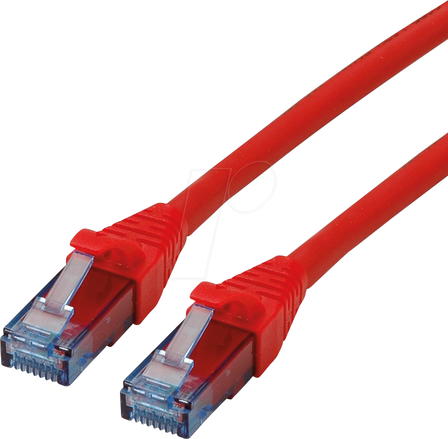 ROLINE 21152710 - Patchkabel Cat.6a UTP, LSOH, rot, 0,5 m