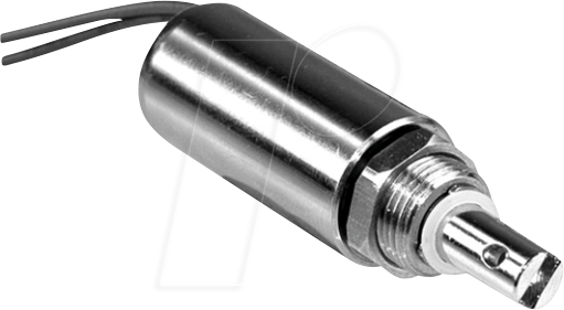 ITS-LZ2560Z12 - Zylindermagnet, 2560 Z, 12 V DC, 10 W, Zugmagnet mit Litze