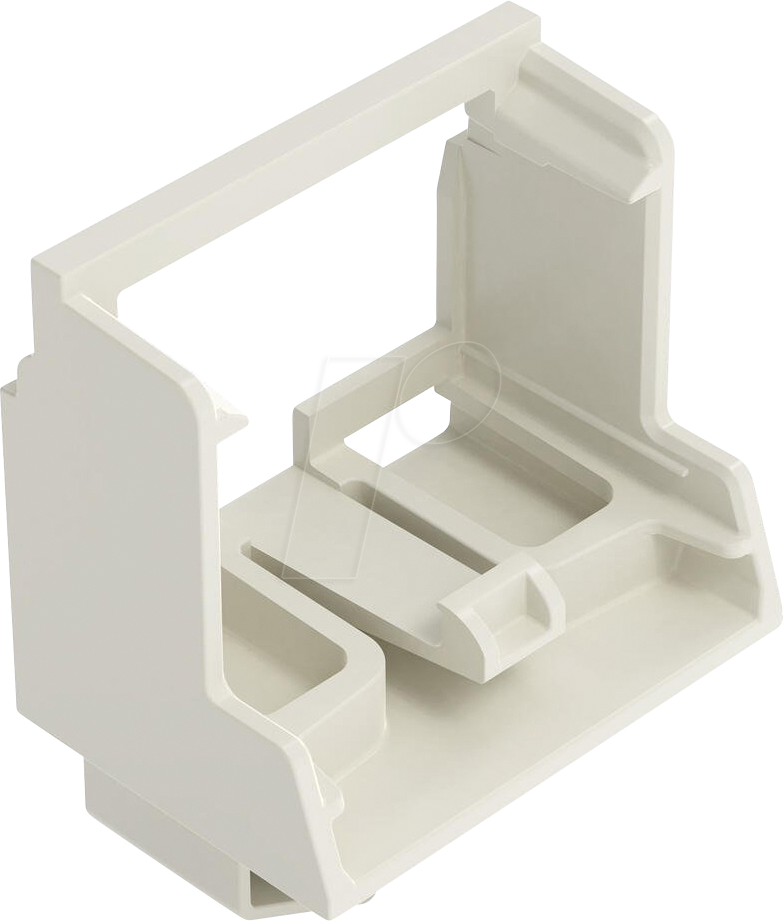 WAGO 221-539-2LG - Befestigungsadapter für Tragschiene, 10-Leiter, lichtgrau