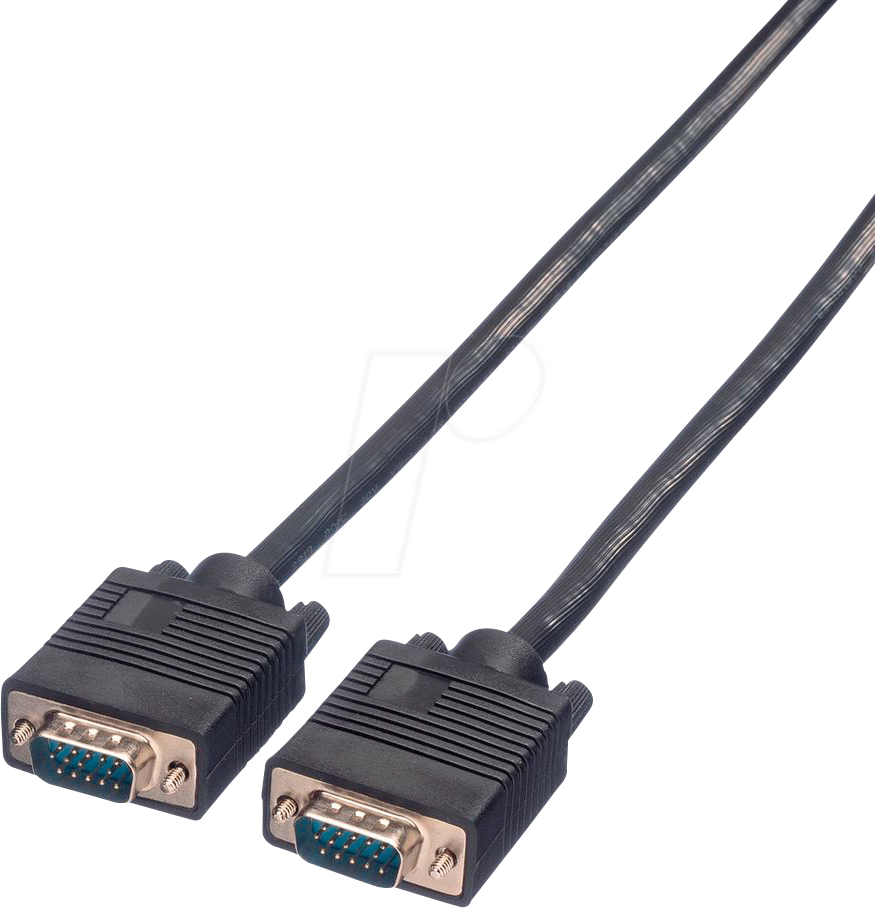 ROLINE 11045202 - VGA Monitor Kabel 15-pol VGA Stecker, 720p, 2 m