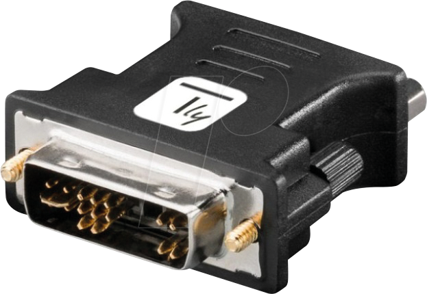 IADAP-DVI-8600T - DVI Adapter, DVI 12+5 Stecker auf VGA Buchse