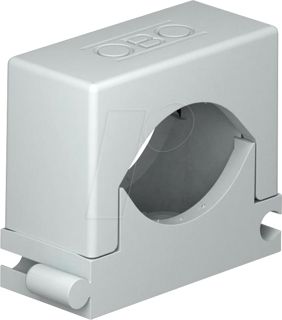 OBO 2250071 - Reihen-Druck-Schelle, 3,0 - 7,0 mm, lichtgrau