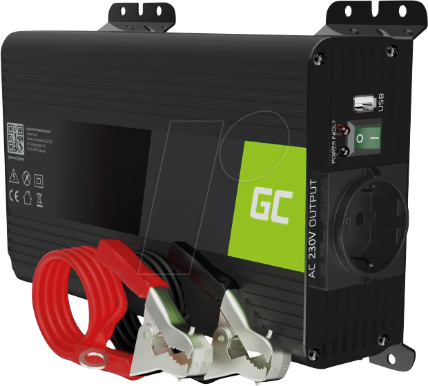 Thumbnail - GC INVGC05 - Wechselrichter, Sinuswelle, 12 V, 300/ 600 W